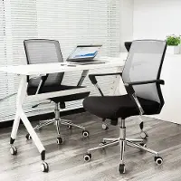 Generisch Ergonomische Bürostuhl mit verstellbarer Kopfstütze Armlehnen Lendenstütze gegen Rückenschmerzen