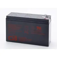 CSB -HR1224WF2F1 12 Volt AGM Bleiakku 2Ah - 24Wh, 151x51x98,3mm +Pol 6,3 / -Pol 4,8mm Hochstromfest