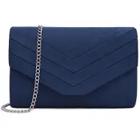 OEM Marineblau strahlende Schalenleder-Handtasche mit Edelsteinfach