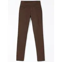 Casual Looks Schlupfhose , Damen, Gr. 54, Normalgrößen, braun (schoko), 65% Baumwolle, 33% Polyester, 2% Elasthan, unifarben, lang, Hosen Schlupfhose