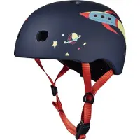 Micro PC Helm Rocket XS, Helm mit offenem Visier, Hartschalenbau, Schnappverschluss-System, Matt