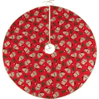 Kondela Weihnachtsbaummatte Dilayla 145 cm - rot