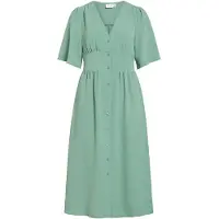 Vila Viskov Kurzärmeliges Maxikleid
