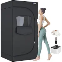 OEM Portable Dampfsaunahutte mit 2,6L Dampfer - Heim-Komfortzentrum für Yoga und Stressabbau