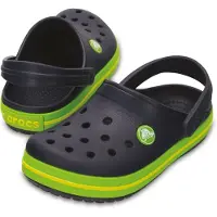 Crocs Crocband Clog K Navy/Volt Green Größe EU 23-24 Normal