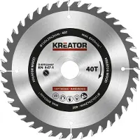 Kreator 150x20x2.0 Mm 40t Kreissägeblatt Für Holz Silber Silber One Size