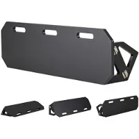 SucceBuy Fußball Rebound Board 100 x 30 cm, tragbares Trainingsgerät mit 3 einstellbaren Winkeln und Bodenankern, Prellwand aus HDPE für Pass- und Reaktionsübungen