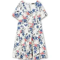 Sheego Cocktailkleid "Abendkleid" Nahttasche
