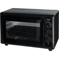 Adler Ad 6023 Tischbackofen 26l 2500w Schwarz Schwarz One Size