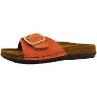 Rohde Damenschuhe Pantoletten Orange Freizeit