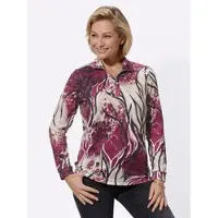 Witt Weiden Winter-Shirt in malve-beige-bedruckt | Gr.: 38