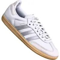 Adidas Originals Sneaker ORIGINALS "SAMBA OG", Damen, Gr. 40, cloud weiß, silber metallic, grau one, Leder, Schuhe Sneaker, Topseller
