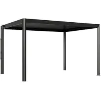 PRIMEYARD 4x8m Pergola in anthrazit; mit Lamellendach in anthrazit - (GFPV01128)