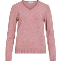 Vila Viril V-ausschnitt Strickpullover