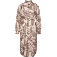 Seidensticker Blusenkleid , Damen, Gr. XXL (44), Normalgrößen, Langarm, hellblau, 85% Viskose, 15% Polyamid, bedruckt, regular fit, Rundhals, Kleider Blusenkleid, 1/1 Rundhals Druck