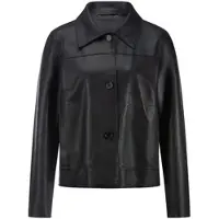 Peter Hahn Lederjacke schwarz, 38