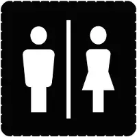 ABB Busch-Jaeger 2145/41-19 Eislicht-Piktogrammtoilette - 2CKA001714A0315
