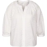 Seidensticker Tunika , Damen, Gr. 38, sanftes weiß, 95% Baumwolle, 5% Polyester, unifarben, Tuniken Tunika
