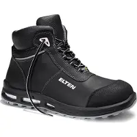 ELTEN Sicherheitsschuh "REACTION XXT Mid" Gr. 47, schwarz, 47, Obermaterial: 100% Textilmaterial TEXMAT., Schuhe, Sicherheitsschuh