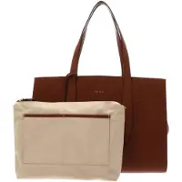 PICARD Leder Schultertasche Day Trip Shopper Cognac braun