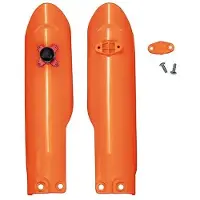 Ufo Kt05008-127 Holeshot Gabelprotektoren Orange Orange One Size