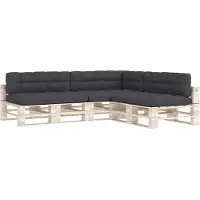 Syfax Palettensofa-Kissen 7 Stk. Anthrazit
