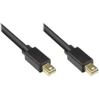 Alcasa 4830-010S DisplayPort-Kabel 1 m Mini DisplayPort Schwarz (4830-010S)