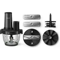 Philips 5000 series HR1507/00, 2 l, 16000 RPM, Schwarz, Edelstahl, Kunststoff, 1,2 m