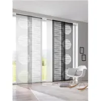 HEINE Schiebegardine HOME Gr. 4, grau (anthrazit), B:60cm H:245cm, Polyester, Gardinen, Schiebegardine