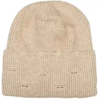 StyleBREAKER Strick Mütze in Beige | Gr.: onesize