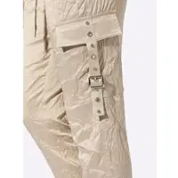 HEINE Webhose , Damen, Gr. 48, Normalgrößen, sesam, 96% Polyester, 4% Elasthan, unifarben, Hosen Webhose