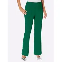 Lady Webhose , Damen, Gr. 38, Normalgrößen, grün, 63% Polyester, 34% Viskose, 3% Elasthan, unifarben, lang, Hosen Webhose
