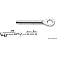 Osculati Augenendstück AISI 316 Ø 4 mm 05.190.04