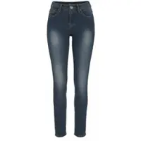 Arizona Slim-fit-Jeans "Shaping" enge Passform, Röhrenjeans, Used-Look-Waschung, hohe Leibhöhe