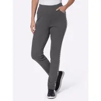 Sieh an! Jersey-Hose in anthrazit | Gr.: 40