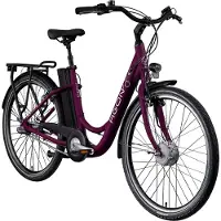 Agon Axis E-Bike 26 Zoll Citybike purple violet