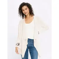 HEINE Cardigan in ecru-beige-bedruckt | Gr.: 40