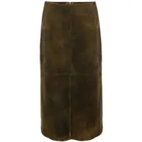 Almsach Lederrock "Lederrock SK-102", Damen, Gr. 40, braun, Obermaterial: 100% Lederfaserstoff LEAFIBTEX., Röcke Lederrock
