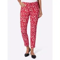 Witt Weiden Bengalinhose in erdbeere-ecru-bedruckt | Gr.: 38