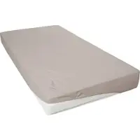PRIMERA Spannbettlaken "Cozy Cotton Spannbetttuch", beige (kiesel), B:100cm L:200cm, Biber, Obermaterial: 100% Baumwolle, Bettlaken, Spannbettlaken, in hochwertiger Qualität