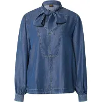 BOSS für Damen. 50566353 Bluse Betilla blau (38), Lässig, Langarm, Lyocell