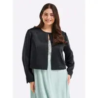 Sheego Boleroblazer in tiefblau | Gr.: 52