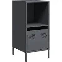 vidaXL Sideboard Anthrazit 35x39x73,5 cm Kaltgewalzter Stahl