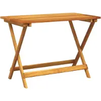 Super Merchant Gartentisch Klappbar 90x52,5x65 cm Massivholz Akazie