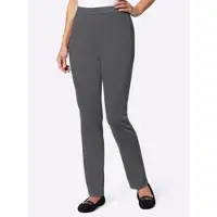 Witt Schlupfhose "Schlupfhose Schlupfhose mit Dehnbund", Damen, Gr. 52, Normalgrößen, anthrazit, Basic, schmal, Hosen Schlupfhose