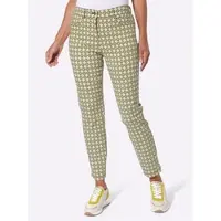 Witt Weiden Bengalinhose in sand-limone-bedruckt | Gr.: 44
