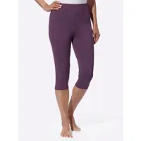 Sieh an! Capri-Leggings in traube | Gr.: 52
