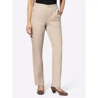 Witt Weiden Schlupfhose in beige + beige-dunkeltaupe-gestreift | Gr.: 48