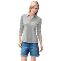 B.c. best connections Heine Poloshirt in grau-melange | Gr.: 48