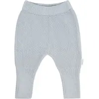 Sterntaler Stoffhose "Strickhose", Jungen, Gr. 68, EURO, blau (silber), Hosen Stoffhose